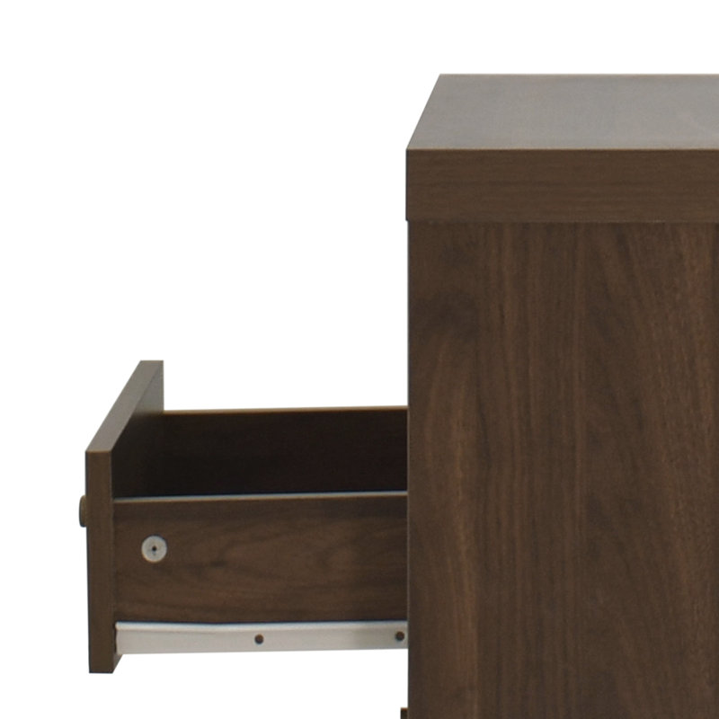 2-DRAWER NIGHTSTAND, Walnut