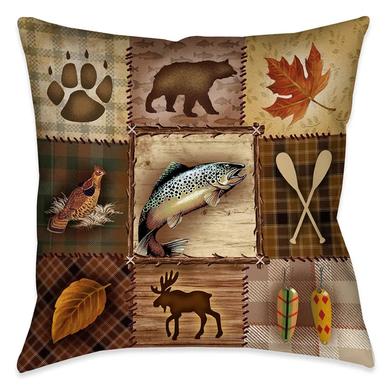  Coussin Plaid Lodge