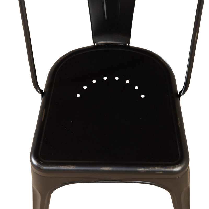 Edmund 17'' H Side Chair, Black