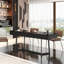 Bureau d'ordinateur 70,87 "Modern Black Modern, bureau d'étude et de travail, pieds en Y en métal