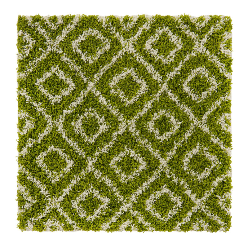 Geometric Indoor Rug, Square 3'3"