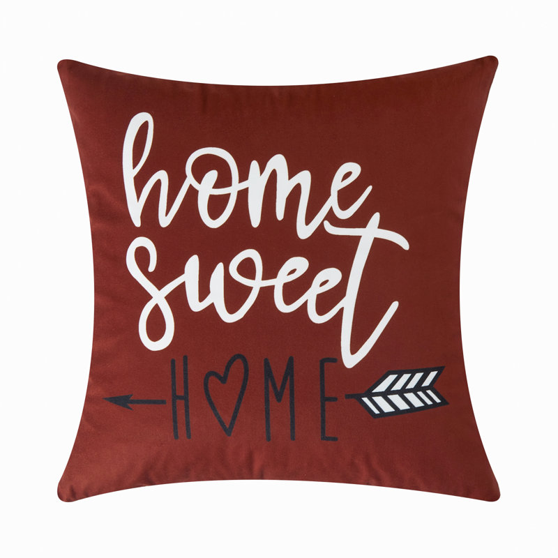 Housse de coussin d'extérieur carré Impression KD125, Bourgogne/blanc