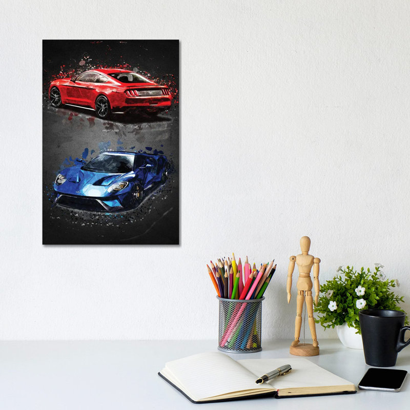 Ford2 by Gab Fernando - Wrapped Canvas Print, 20.32 cm H x 30.48 cm W