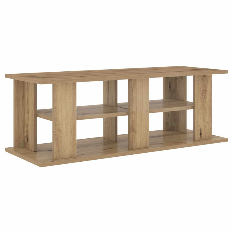 Unfinished TV Stand for TVs up to 77", Artisan Oak