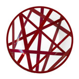 Missoni Dessert Plate Nastri Multicolor  Diam. 8.5"