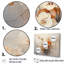 Ensemble de décorations murales beige et orange minimalisme Pansy Delight-107769057-107769059