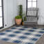 Tapis bleu marine / crème Sabine-293481092