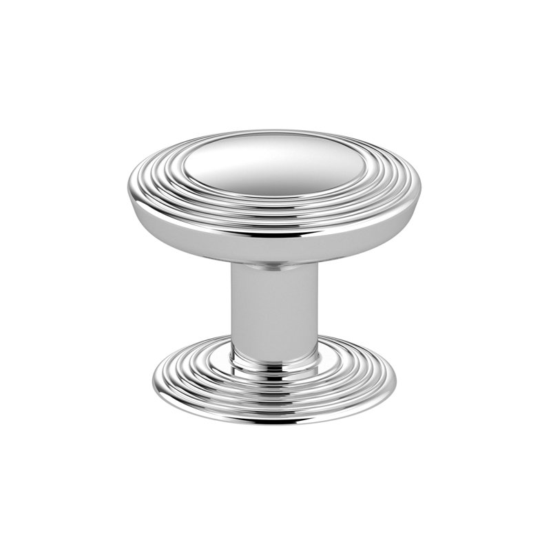 Poignée champignon 1 1/4 po de diamètre, Chrome