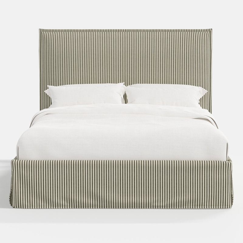 Stoffer Home x Cloth and Co. Maura Bed, Jane Stripe Laurel, Full