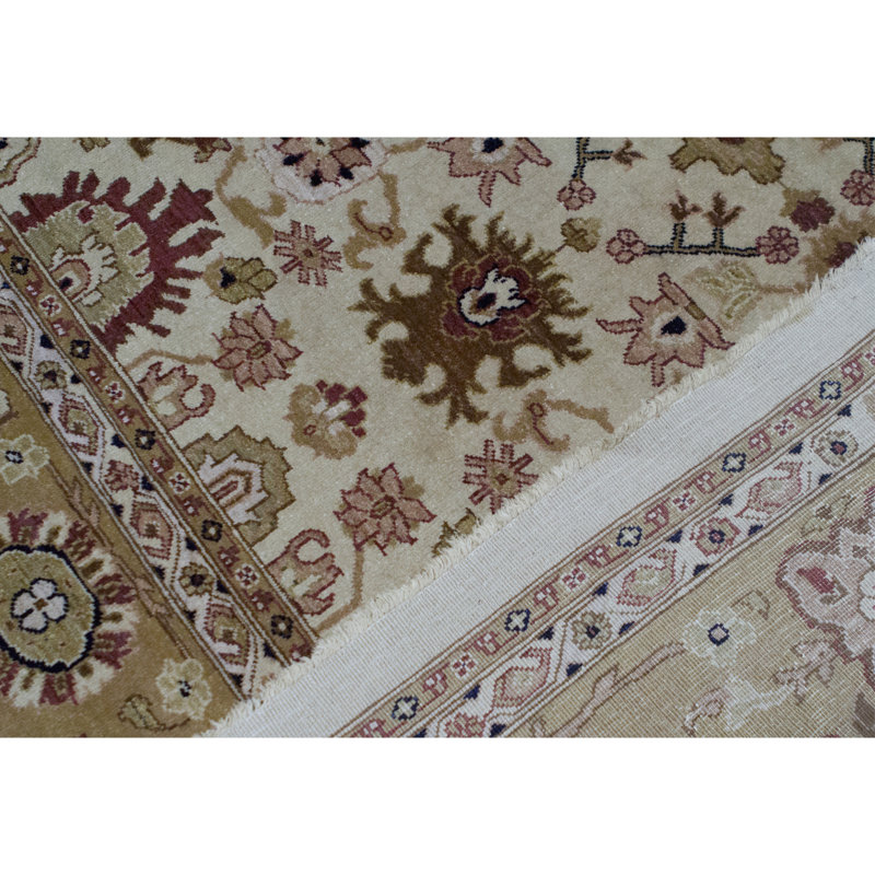 Tapis ivoire de haute qualité noué à la main Sultanabad