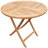 Cosper Round Teak Folding Outdoor Dining Table , in. W in. D-26610894