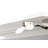 47" Tech Desk Standing And Adjustable Desk In White