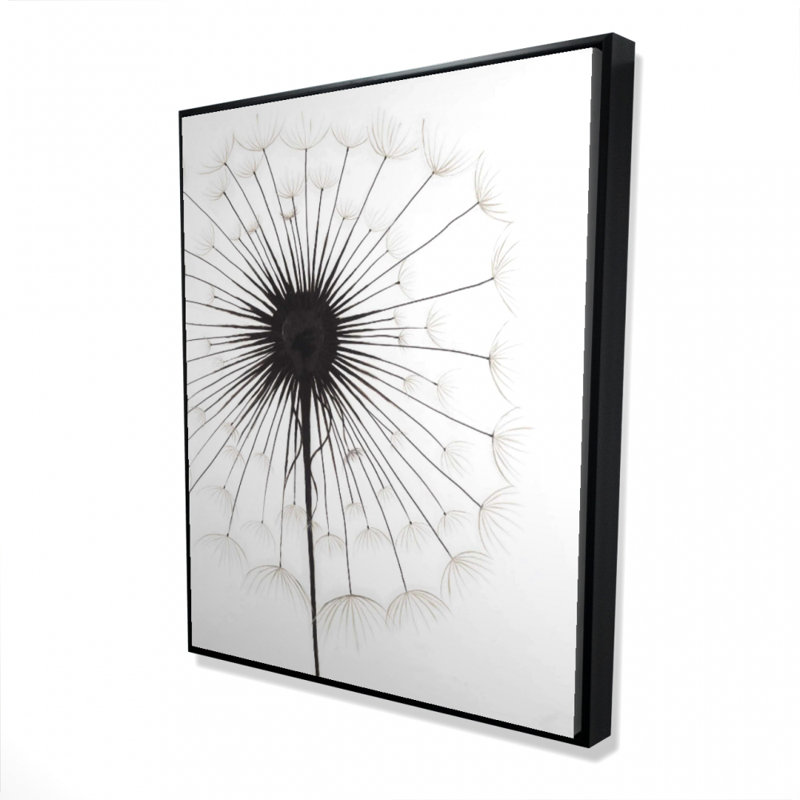 Dandelion Print On Canvas, H 60 po x l 40 po