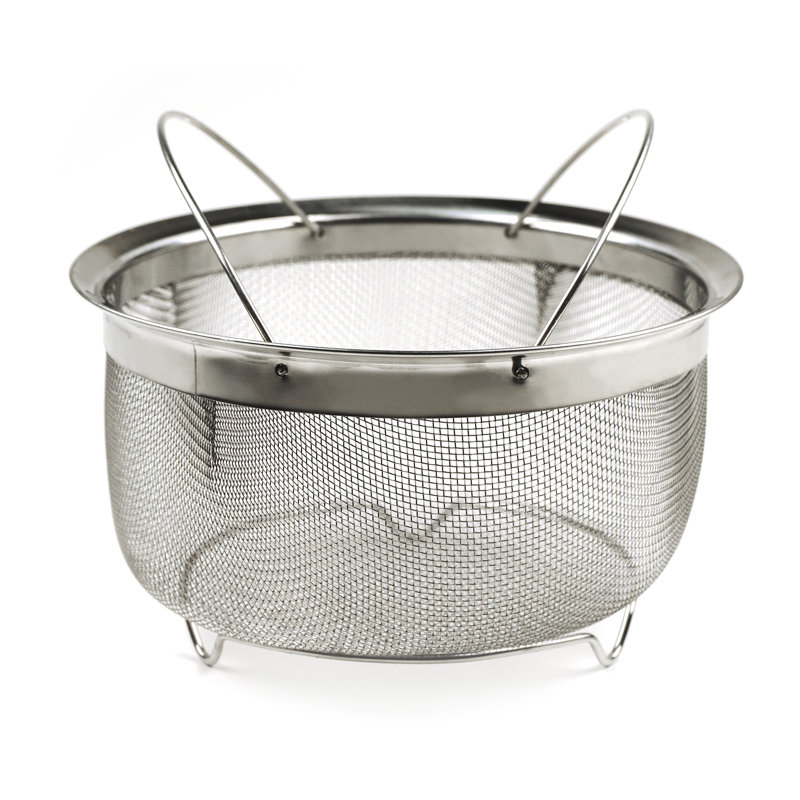Insert de pot de fleurs en acier inoxydable 3 qt rsvp international avec 8 po identiques