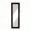 Miroir pleine grandeur, miroir de plancher noir