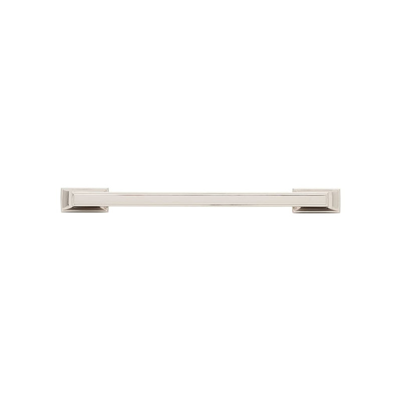 Brownstone Collection Handle Pull - Cabinet Pull - Transitional Hardware for Drawers & Cabinets, 6 5/16", Polished Nickel