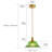 1-Light 10.6'' Pendant Light Fixture With Flower Glass-1802639218