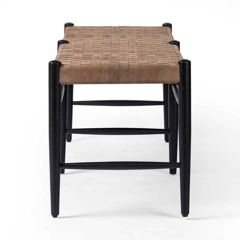 Wyatt Bench-Drifted Matte Black Water-based