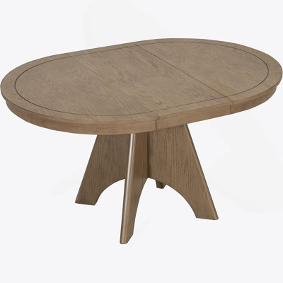Vintage Extendable Dining Table For 4-6, 42 To 58-Inch Rustic Farmhouse Kitchen Table With Distressed Finish And Sturdy Crossed Legs (Espresso)