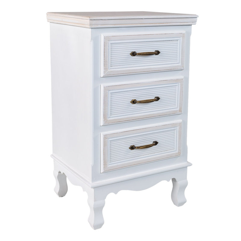 German 41cm W Bedside Table