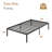 Modern Metal Bed Frame, No Box Spring Needed-125952717