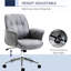Chaise grise en microfibre avec réglage de la hauteur, inclinaison et accoudoirs rembourrés, gris, réglable