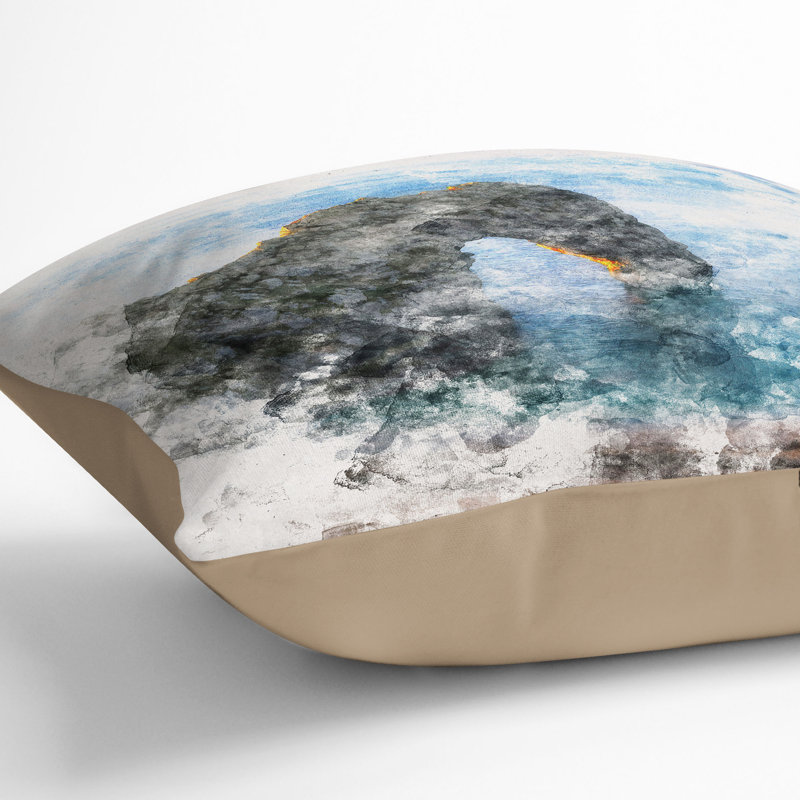 Square Cushion, 55cm H x 55cm W x 20cm D, Stone