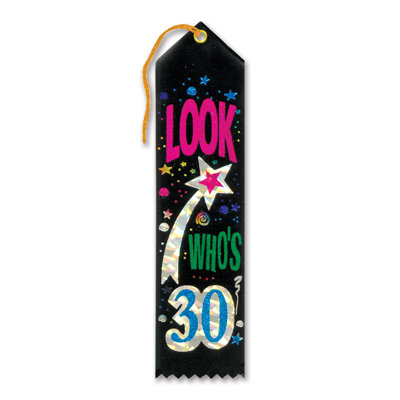 Ruban d'attention Look Who's 30