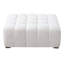Repose-pieds blanc polyvalent Boucle