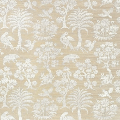 Woodland Silhouette Sisal Wallpaper
