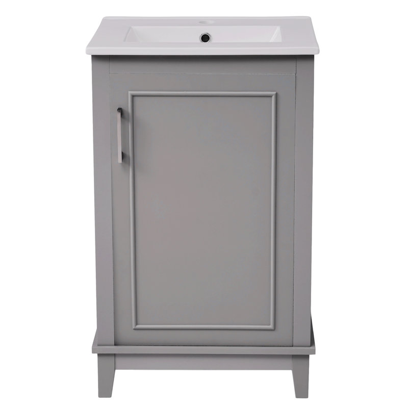 Rangement pour salle de bain Swayder, Gris