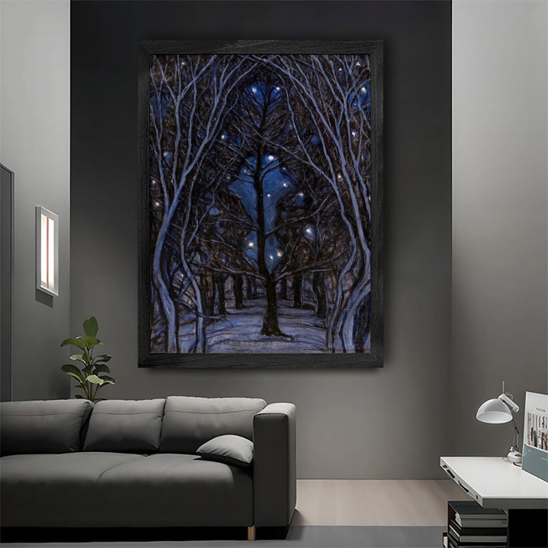 Reproduction d'art sur toile de luxe Luxury Wall Wall Decor, H 17 po x l 13 po