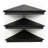 Hemphill 3 Piece Triangle Corner Shelf