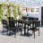 U-Style High-Quality Steel Outdoor Table And Chair Set-1499114899