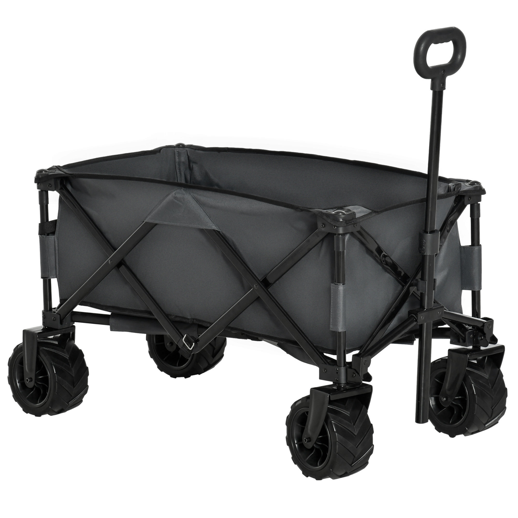 Dakota Fields Hanstrom 82cm H x 37cm W Fishing Trolley with Wheels