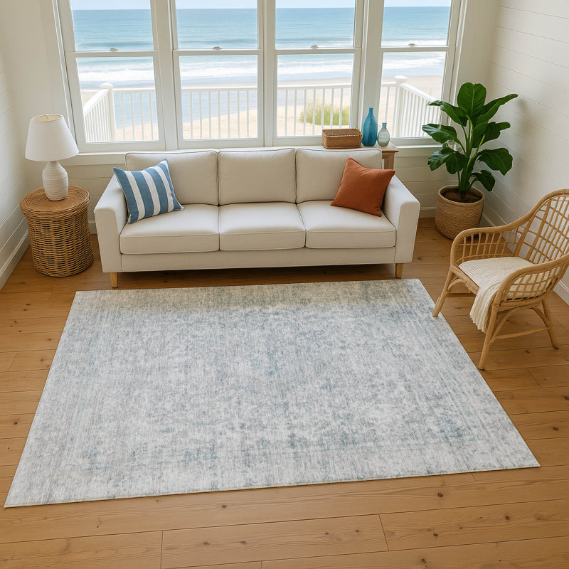 Premium Machine Washable Baford AMF1645 Global Rug, Rectangle 3' x 5'