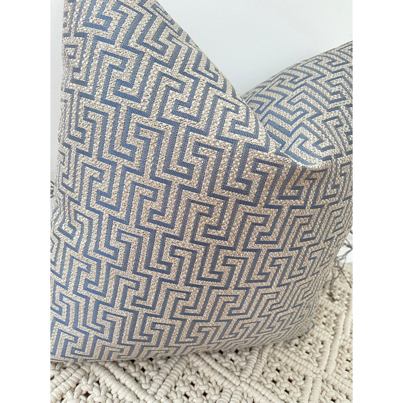 Abstract Square Cushion Cover, Cream
