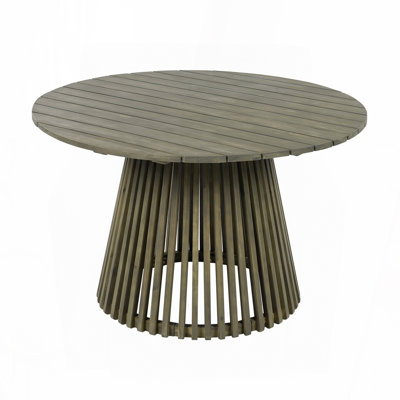 47.25-inch Wood Patio Dining Table