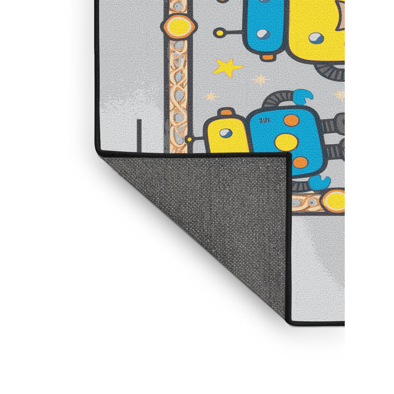 Tapis pour enfant Zoomie, Rectangle 5 pi x 7 pi