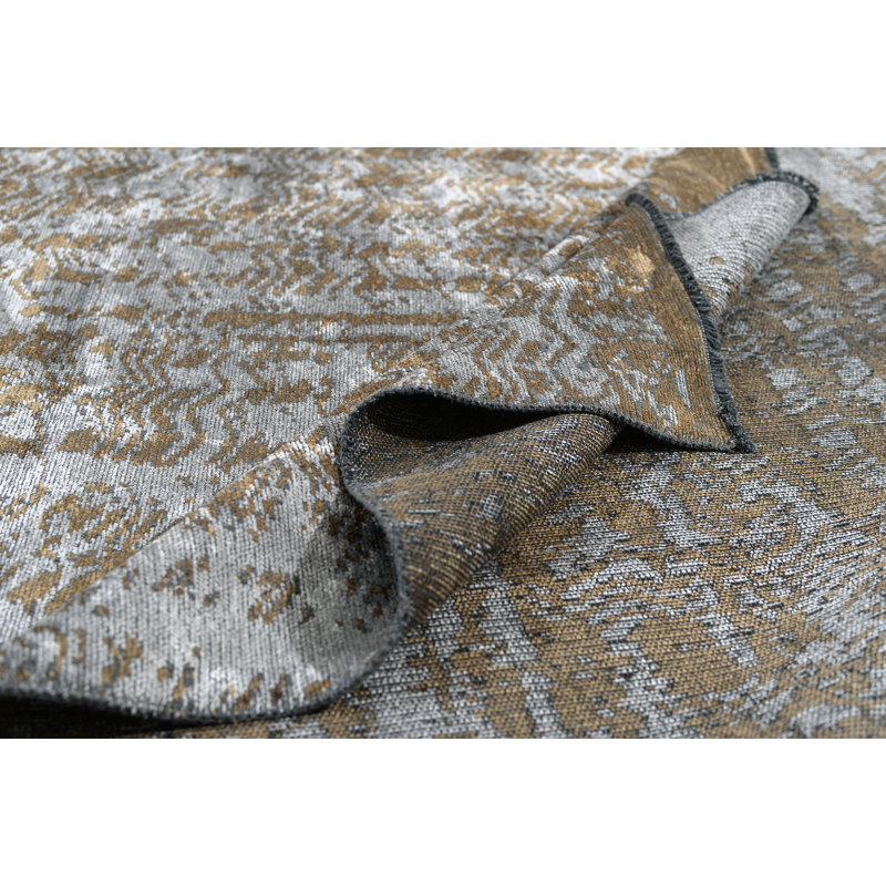 Tapis gris / brun Rapture Siver, Rectangle 7 pi 10 po x 11 pi 2 po