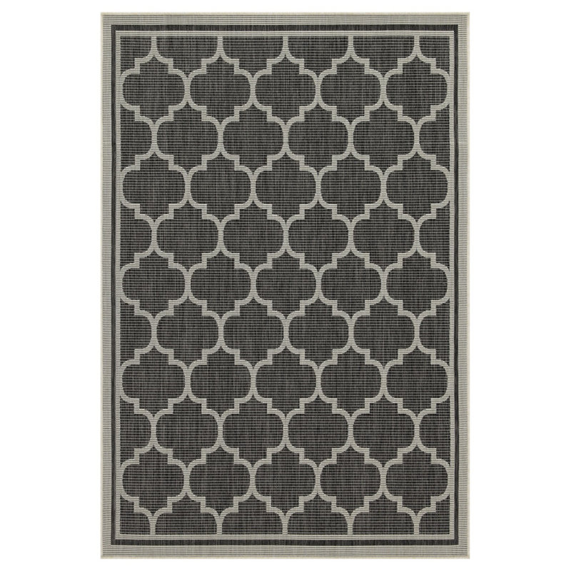 Sunshine Collection Trellis Indoor-outdoor Rug – Timeless Elegance For Busy Homes, Rectangle 7'10" x 10'3"