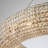 Unique/Statement Soft Gold Wagon Wheel 32 inch Chandelier With Crystal Beads Accents-1657045483