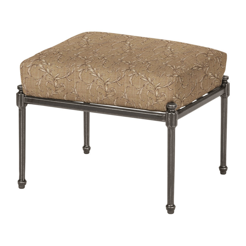 Morro Bay Outdoor Ottoman, Midnight Gold, Bessemer