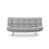 100 % polyester gris
