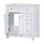 Base de meuble-lavabo simple 29,5 po seulement