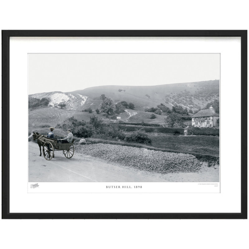 Butser Hill, 1898 by Francis Frith - Single Picture Frame Print, 60cm H x 80cm W x 2.3cm D