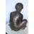 Boy Push Turtle Bronze Statue Fountain -  Size: 18"L x 20"W x 19"H.