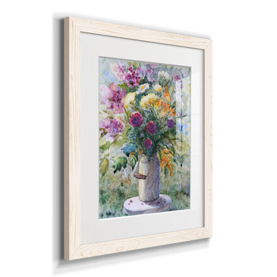 Fleurs printanières - Reproduction d'art sur papier encadrée