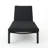 Outdoor Frame with Polyester Cushion Recliner Set of 2