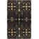 Tapis noir Caldean